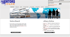 Desktop Screenshot of hortorsonline.co.za